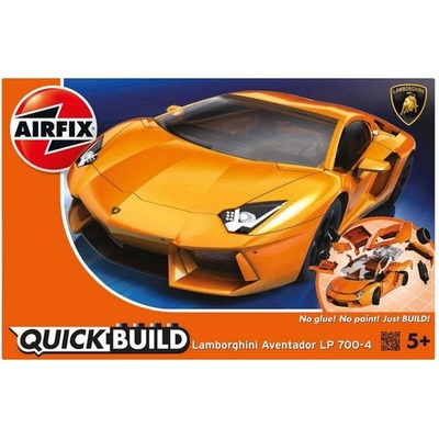 Airfix Quick Bulid J6007 Lamborghini Aventador LP 700-4 Bílé