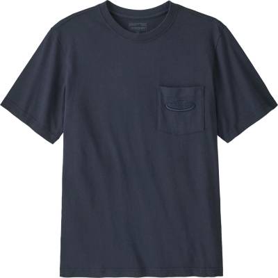 Patagonia Мъжка тениска Patagonia MW '95 Oval Logo Pocket Tee T-shirt - New Navy (216-8010-0213)