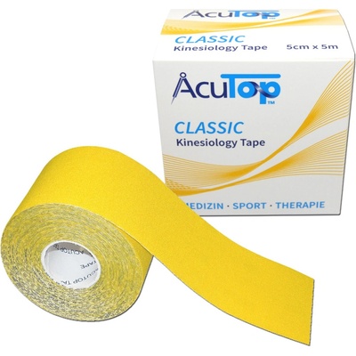 Acu top Kineziologický tejp žltý 5 cm x 5 m