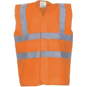 ProHand Светлоотразителен елек / Светлоотразителна жилетка / hi-vis / оранжев, 4 ленти, xl (yrm hi-vis 4-o-xl)