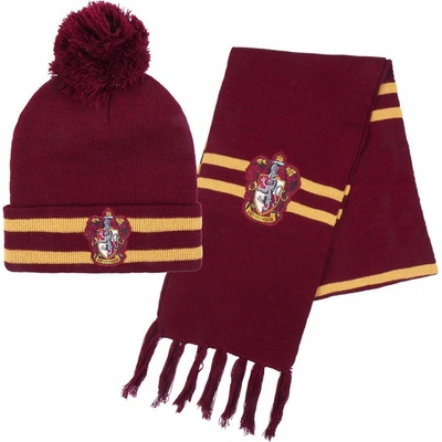 Cerda zimní dětský set čepice a šála Nebelvír Harry Potter