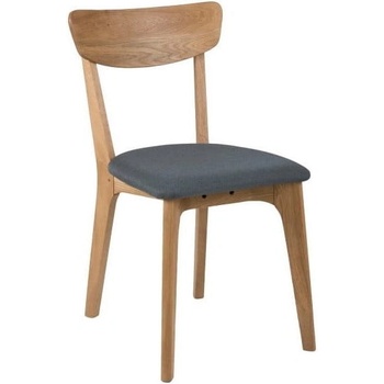 Actona Сиви/в естествен цвят тапицирани трапезни столове в комплект 2 бр. Taxi - Actona (69260)