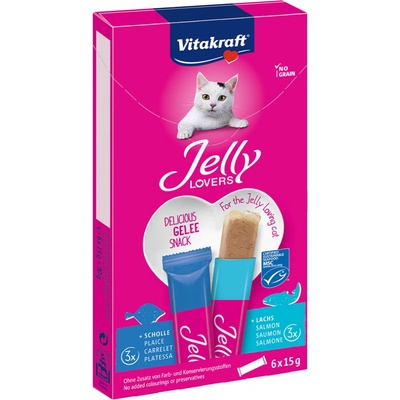 Vitakraft Jelly Lovers losos a platýs 66 x 15 g