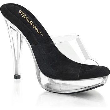 Pleaser USA Pleaser Cocktail-501 Clr-Blk/Clr 41