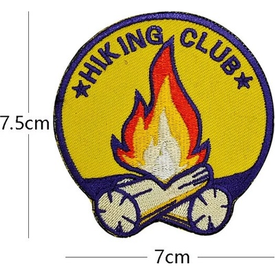 WARAGOD Vyšívaná nášivka Mountain Camping 12