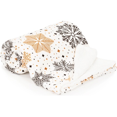 4Home Beránková deka Snowflake Glamour 150x200