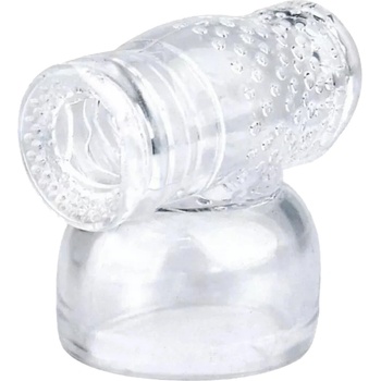 SuperLove Massage Wand Masturbator Attachment Transparent