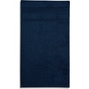 MALFINI Organic Ručník unisex bílá námořní modrá, 50 x 100 cm
