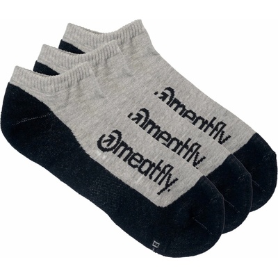 Meatfly ponožky Boot 3 Pack Grey