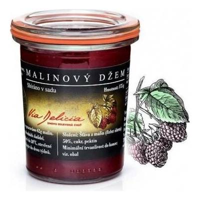 Via Delicia Malinový džem bez zrníček 175 g