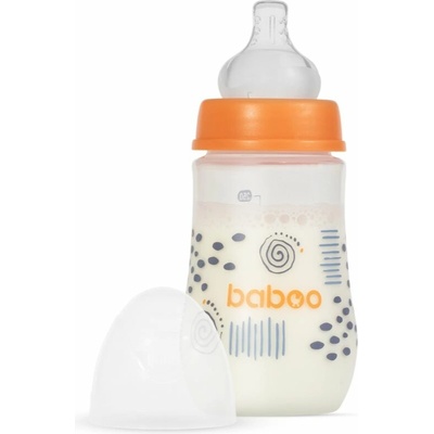 Baboo Anti colic Feeding Bottle antikoliková fľaša Blue Haze 250 ml