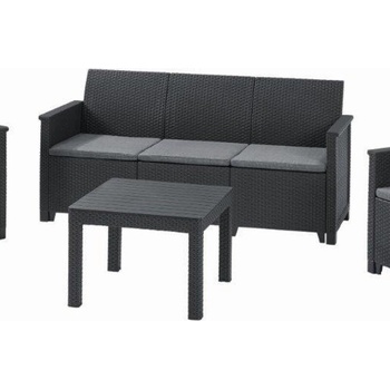 Keter Elodie/Emma 5miestny set grafitový