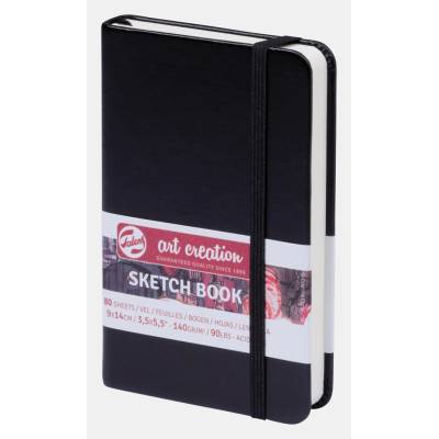 Art Creation Skicovací blok ROYAL TALENS Black 9 x 14 cm 140 g 90 listov