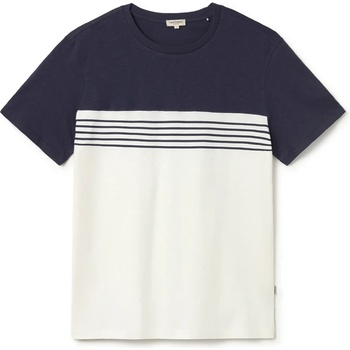 TWOTHIRDS Мъжка тениска TWOTHIRDS Plavi T-shirt - Ecru / Navy (216-7655-0211)