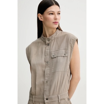 G-Star RAW Рокля G-Star в бежово къса разкроена D26026-D454 (D26026.D454)