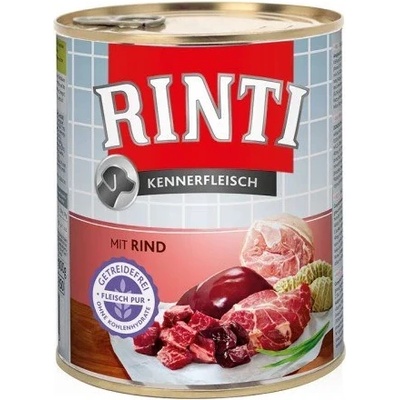 RINTI Kennerfleisch Adult Beef вкусна консерва за кучета - 0.8кг