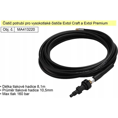 Tryska pro čištění potrubí EXTOL CRAFT 413220 – Sleviste.cz