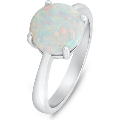 Brilio Silver stříbrný prsten s opálem RI105W