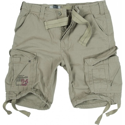 Kraťasy Airborne Vintage shorts svetlo olivové