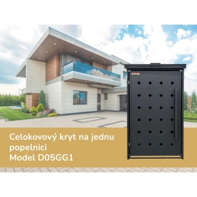 Scorpion elektro Přístřešek na popelnici D05GG1 antracit – Zboží Dáma