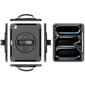 eSTUFF OHIO Defender калъф за iPad Pro 13 2025/2024 Черно (iPad Pro 13 2025/2024 OHIO) (iPad Pro 13 2025/2024 OHIO)