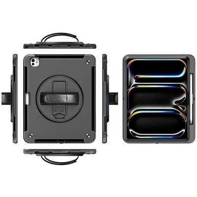 eSTUFF OHIO Defender калъф за iPad Pro 13 2025/2024 Черно (iPad Pro 13 2025/2024 OHIO) (iPad Pro 13 2025/2024 OHIO)