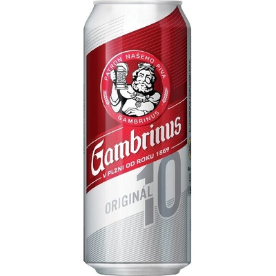Gambrinus 0,5 l 10% (plech)