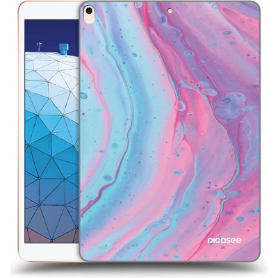 Picasee silikónový prehľadný obal Apple iPad Air 10.5 2019 3.generace Pink liquid
