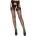 Leg Avenue Suspender Hose with Opaque Top 1953 Black S/M/L