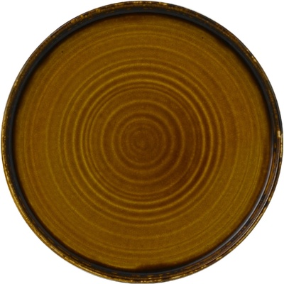 DUDSON Guľatý tanier s okrajom 260 mm Harvest Brown