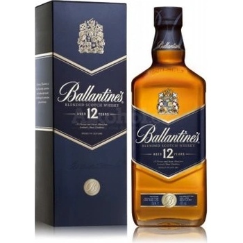 Ballantine’s 12y 40% 0,7 l (čistá fľaša)