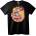 NOONEBRAND Тениска Огнено Чудовище - 2XL, Black
