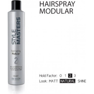 Revlon Style Masters Hairspray Modular 2 lak na vlasy s variabilnou fixáciou 500 ml