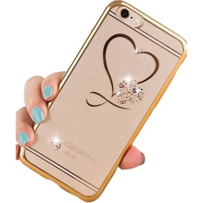 Pouzdro Diamonds TPU Xiaomi Redmi 4A Srdce
