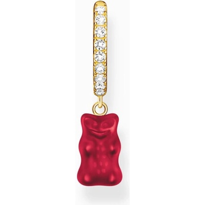Thomas Sabo x Haribo kusová náušnica Red goldbear CR726-414-10