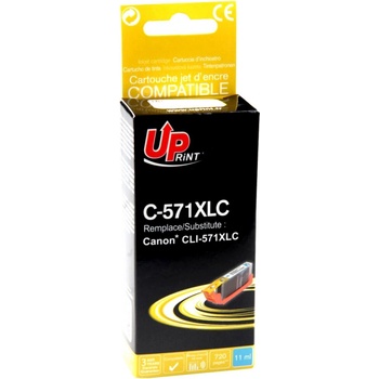 Compatible Мастилница UPRINT CLI 571XL-C CANON, Cyan (7204)