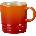 Le Creuset Чаша халба Le Creuset 350 мл огненооранжева (70302350900002)
