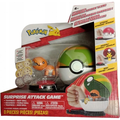 Jazwares Pokemon Surprise Attack Game Single Packs Trapinch