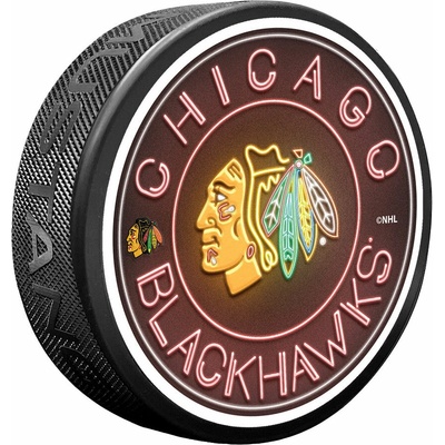 Mustang Puk Chicago Blackhawks NHL Neon