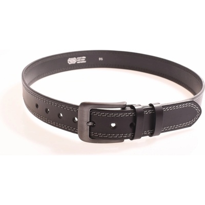 Penny Belts pánský kožený opasek 60012 02NKS-2-B-M černý