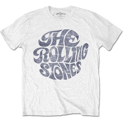 The Rolling Stones Vintage 70s Logo White XL Риза (RSTS53MW04)