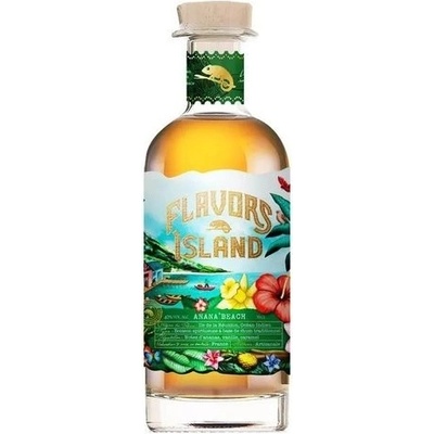 Flavors Island Anana Beach 40% 0.7 l (holá láhev)