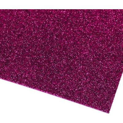 machová guma A4 glitter magenta