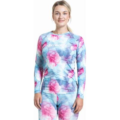 Meatfly дамска термо тениска Capa Pink Flowers Meatfly | Rozov | ЖЕНИ | XS