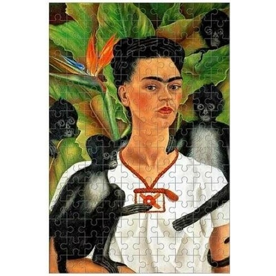 Micro Autoportrét s opicí Frida Kahlo Aurorretrato con Monos 10 x 15 cm 150 dílků