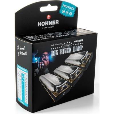 Hohner Big River Harp ProPack
