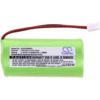 Cameron Sino Батерия за телефон за Siemens Gigaset A120/A140 2*AАA 2.4V NiMH 650mAh T382 Cameron sino (CS-SX383CL)