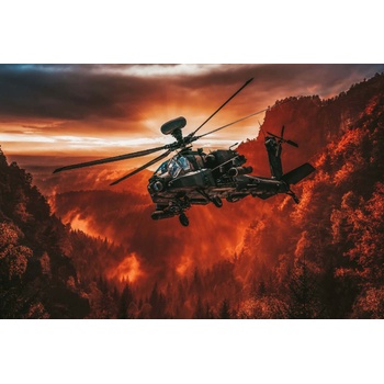 DIMEX ART s. r. o Флизелинов фототапет американски хеликоптер 375 x 250 см