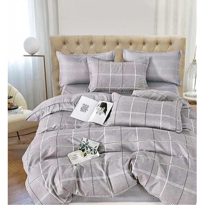 EmonaMall Двулицев спален комплект с ластик EmonaMall, 6 части - Модел S15928 (S15928-66666e)