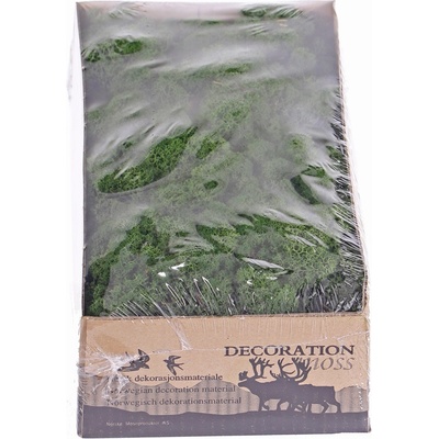 Dekorační stabilizovaný mech tmavě zelený v boxu 500g – Zboží Dáma
